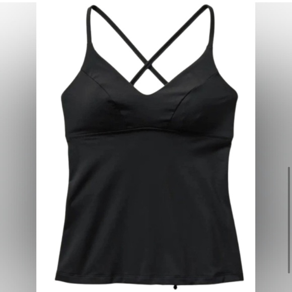 Athleta Black Tie Back Triangle Tankini Swim Top - Picture 5 of 13